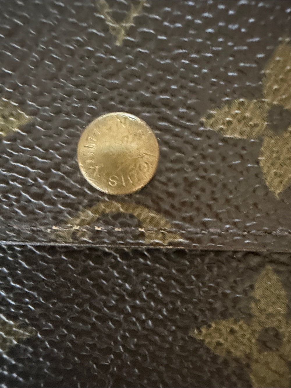 Louis Vuitton Monogram Canvas Continental Wallet in Brown and Gold - Picture 13 of 14